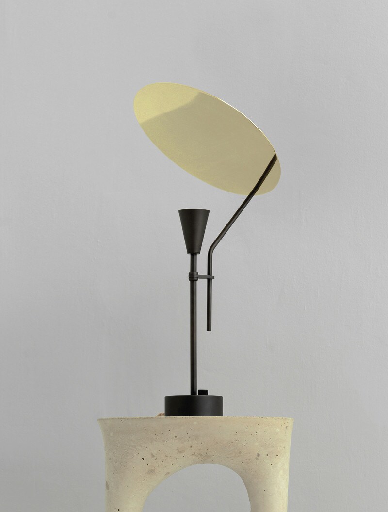 Sail Table Lamp shown in Maker Black